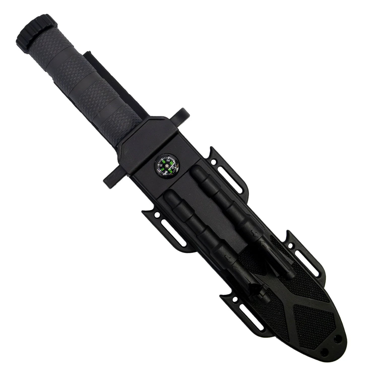 ElitEdge - Fixed Blade Survival Knife with Sheath, Fire Starter, & Sharpening Rod - 12.5