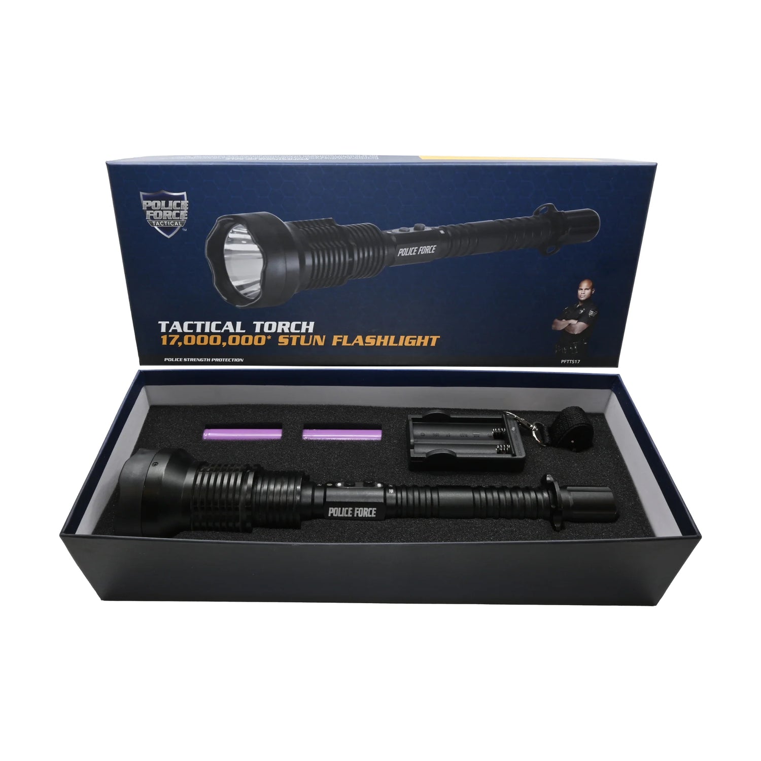 Police Force - Tactical Torch Stun Flashlight 17,000,000
