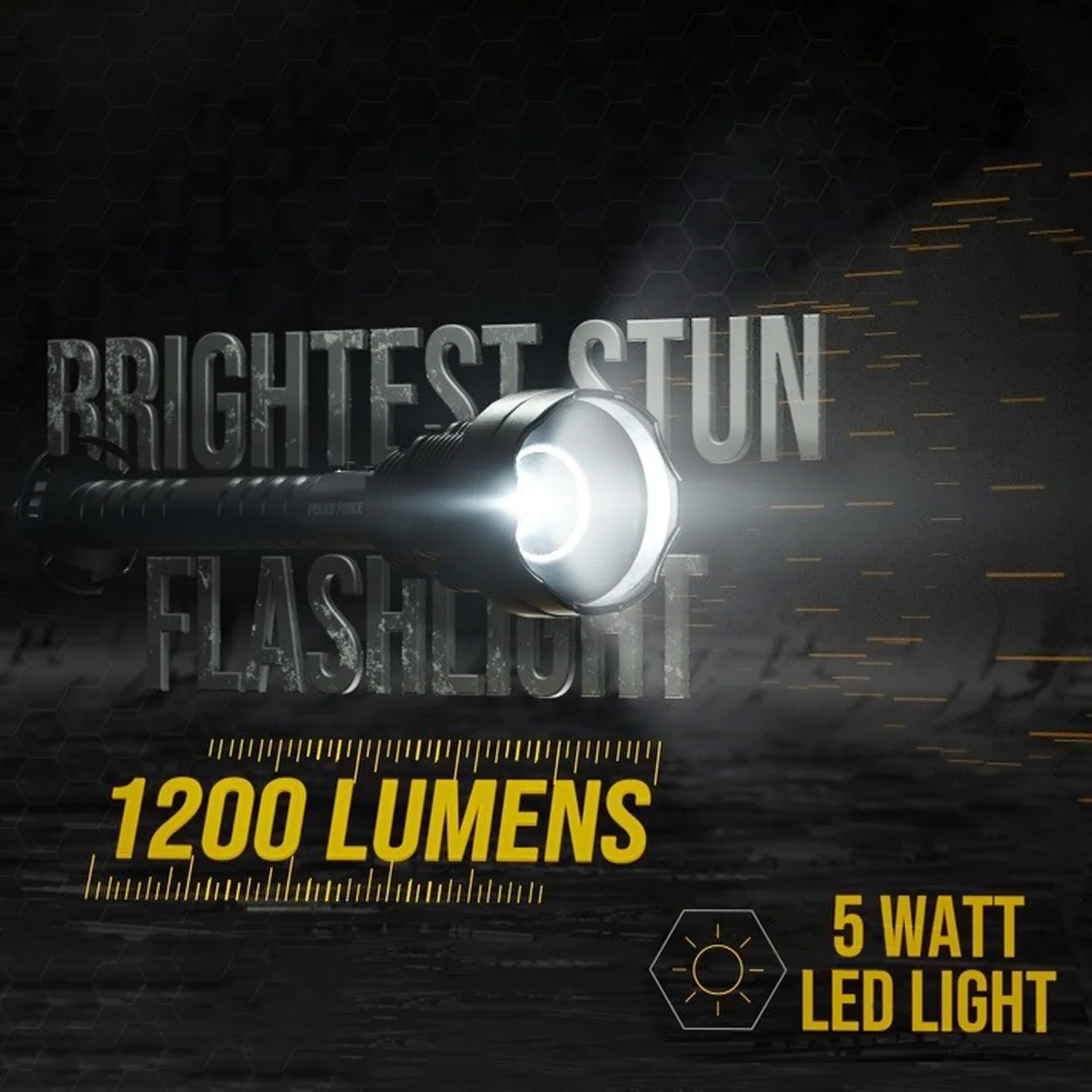 Police Force - Tactical Torch Stun Flashlight 17,000,000