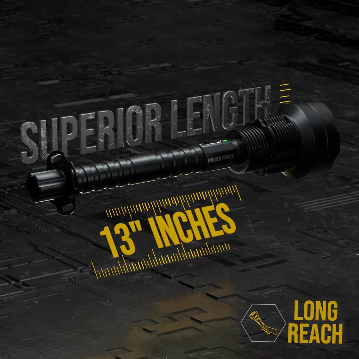 Police Force - Tactical Torch Stun Flashlight 17,000,000