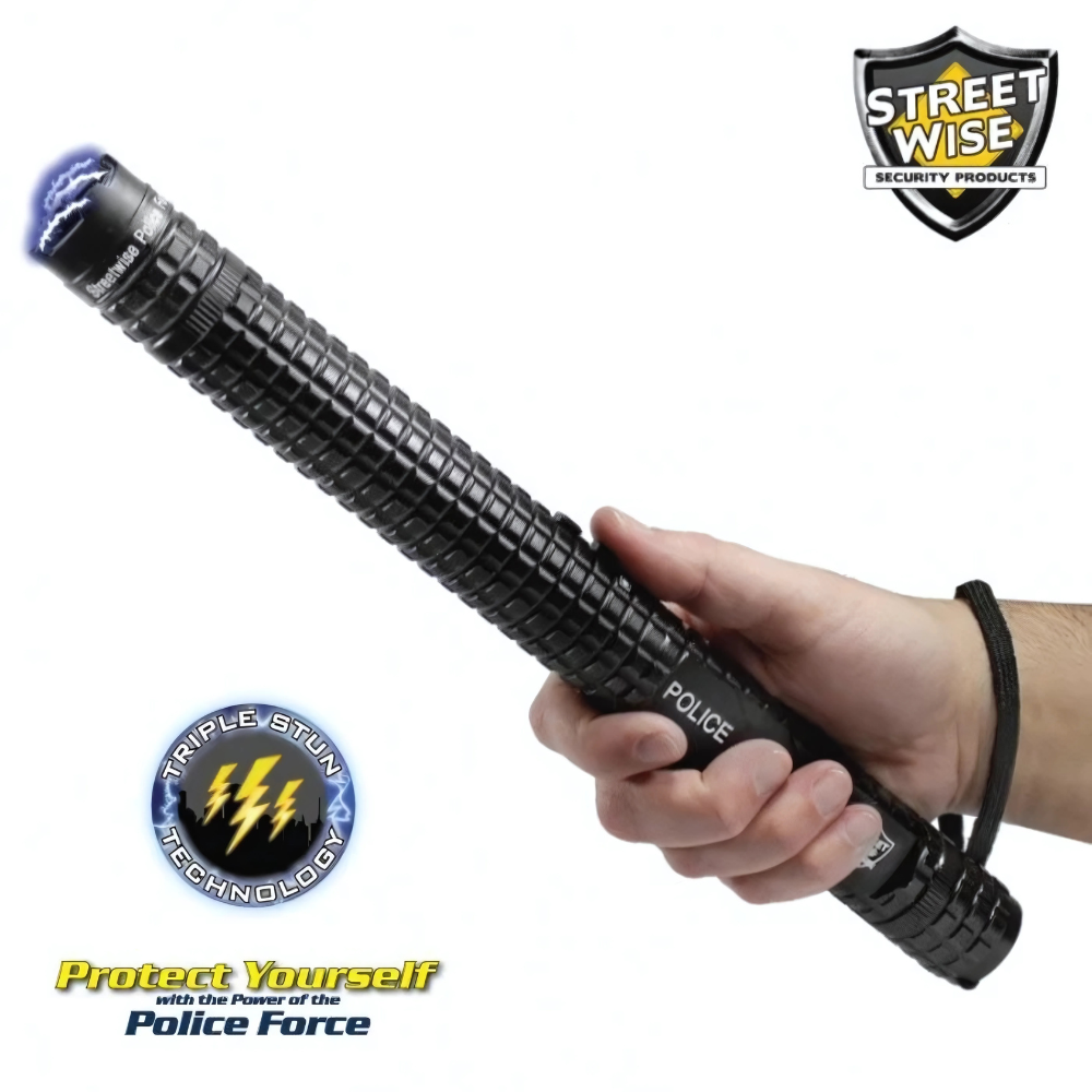 Police Force - Tactical 12,000,000 Stun Baton Flashlight