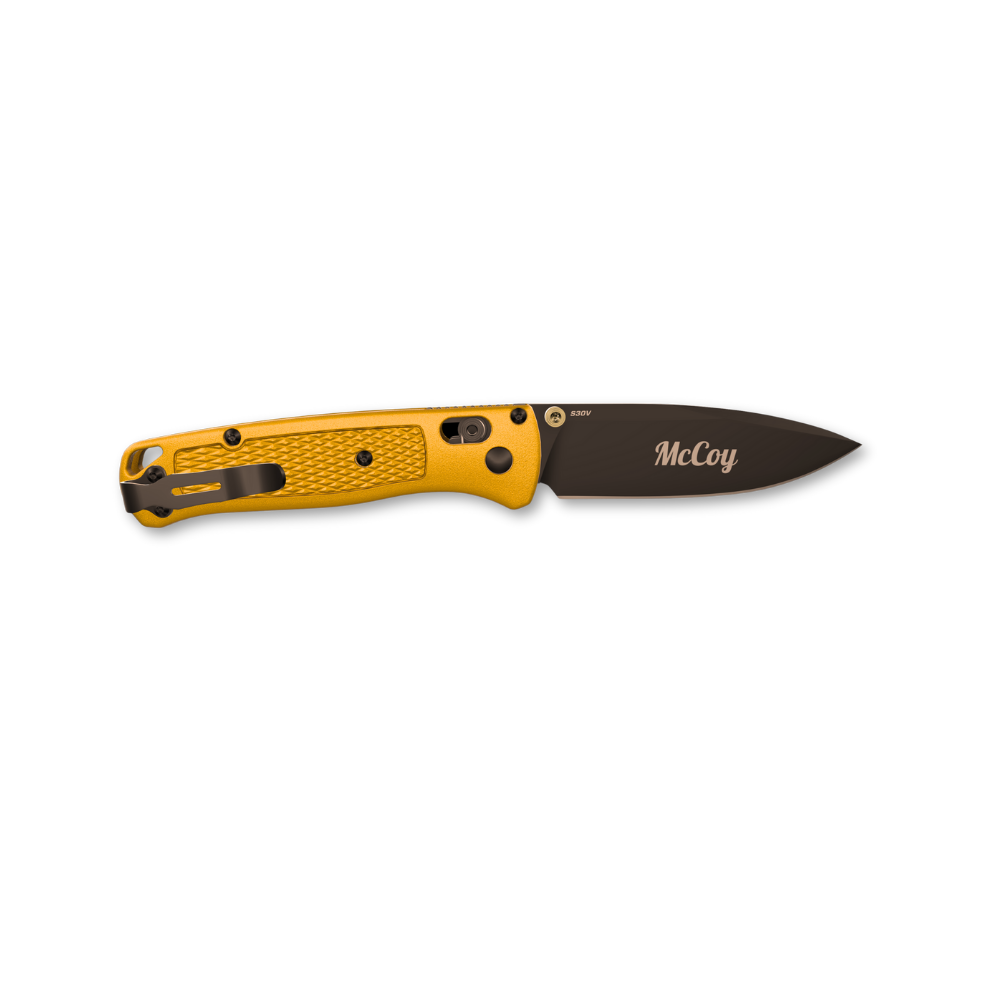 Benchmade - Bugout, Amber Yellow, McCoy