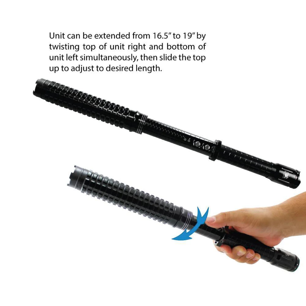 Streetwise Security - Attitude Adjuster 30,000,000* Stun Baton Flashlight