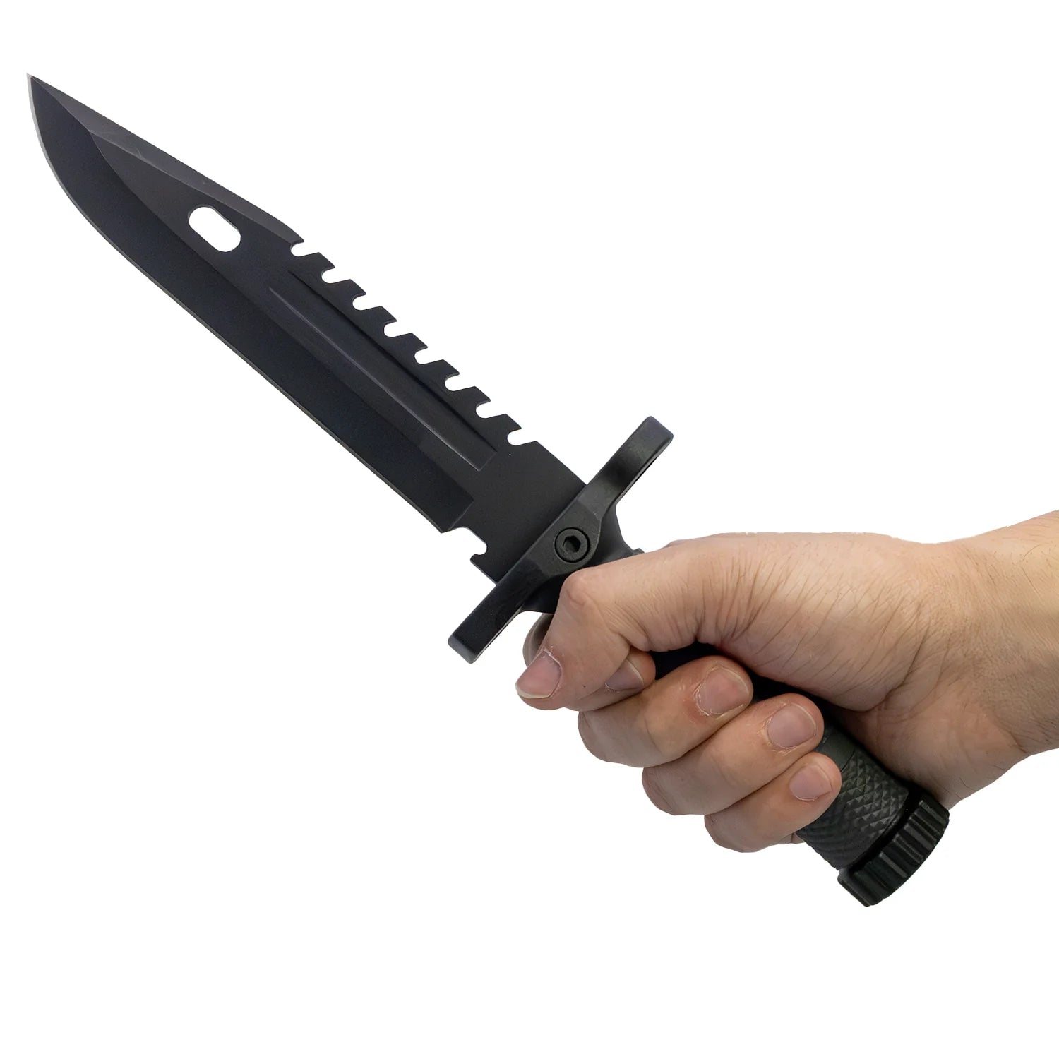 ElitEdge - Fixed Blade Survival Knife with Sheath, Fire Starter, & Sharpening Rod - 12.5