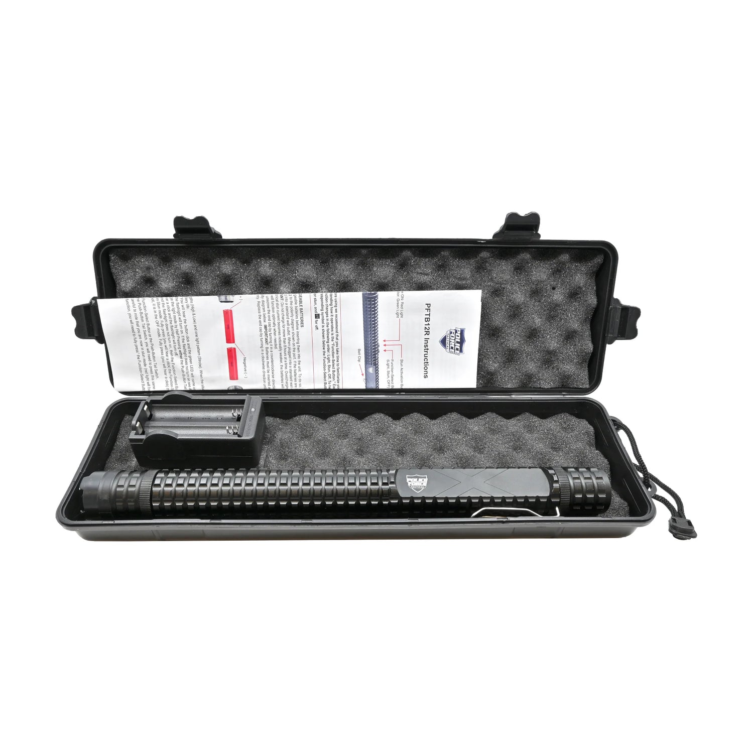 Police Force - Tactical 12,000,000 Stun Baton Flashlight